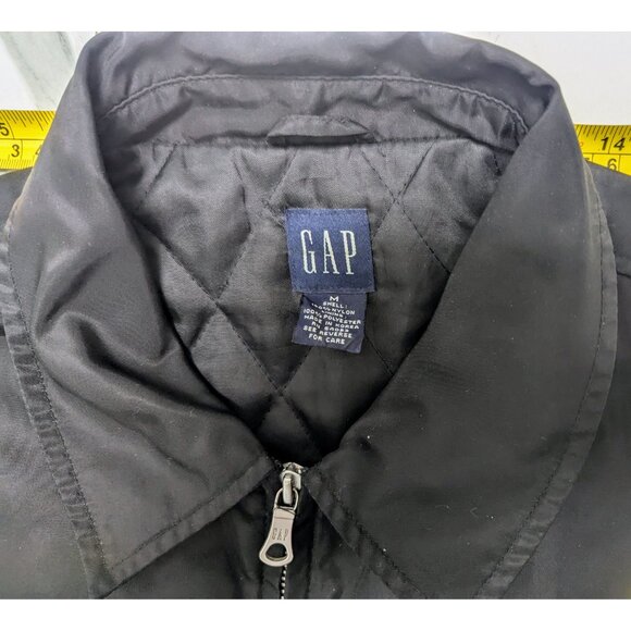 Men’s Gap Black Jacket Y2K Vintage Size Medium - Picture 3 of 5